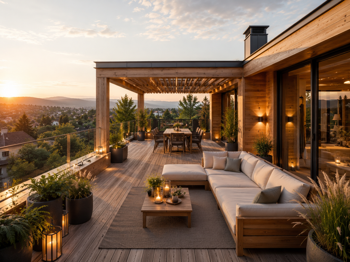 Exklusive Dachterrasse